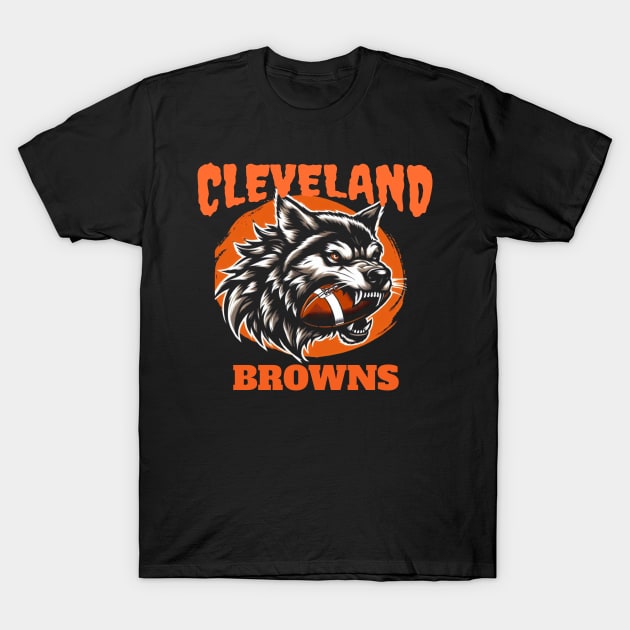 CLEVELAND BROWNS T-Shirt by Imaginate